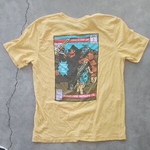 Yellow Graphic T-Shirt Sugarlands Distilling Company Gatlinburg Tennessee